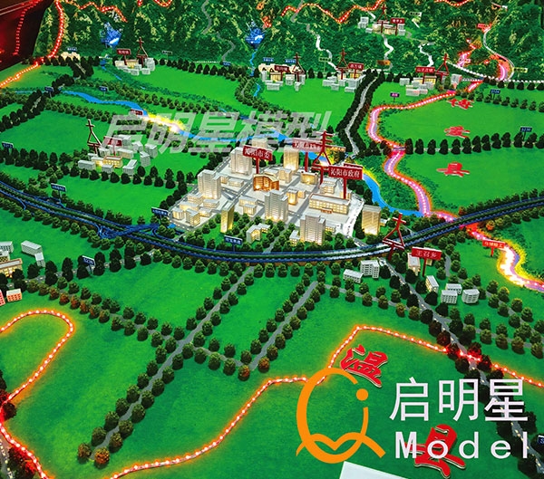 山东沁阳地形模型