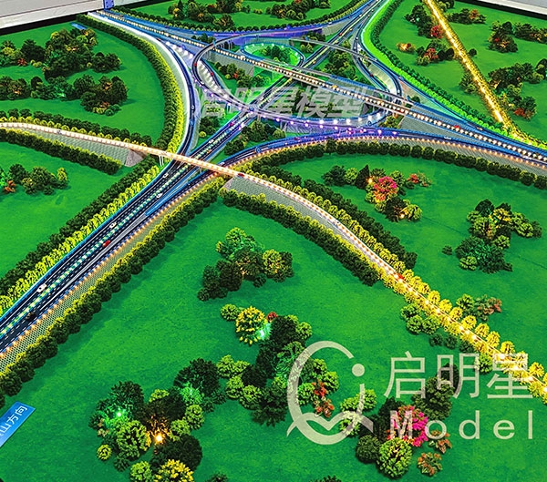 河南榆林立交桥模型