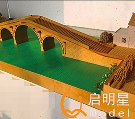 开封苏州鲸塘桥木质模型