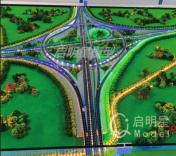 河南榆林立交桥模型