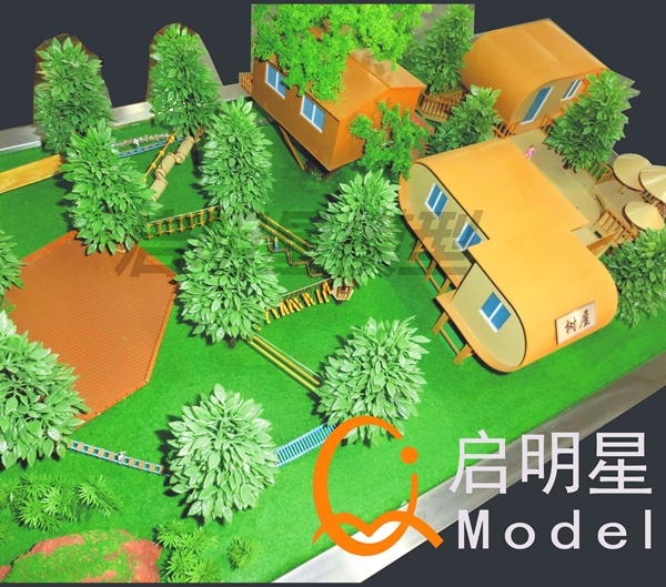 景区模型施工